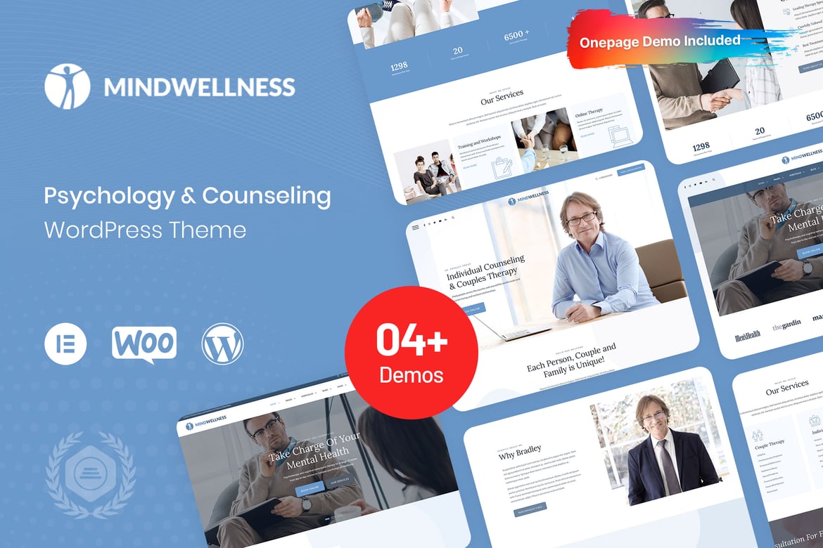 Mindwellness - Tema WordPress Psikologi dan Konseling Modern