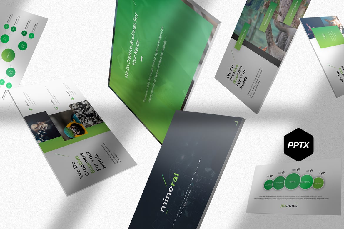 Template Powerpoint Mineral - Solusi Presentasi Menarik untuk Segala Kebutuhan