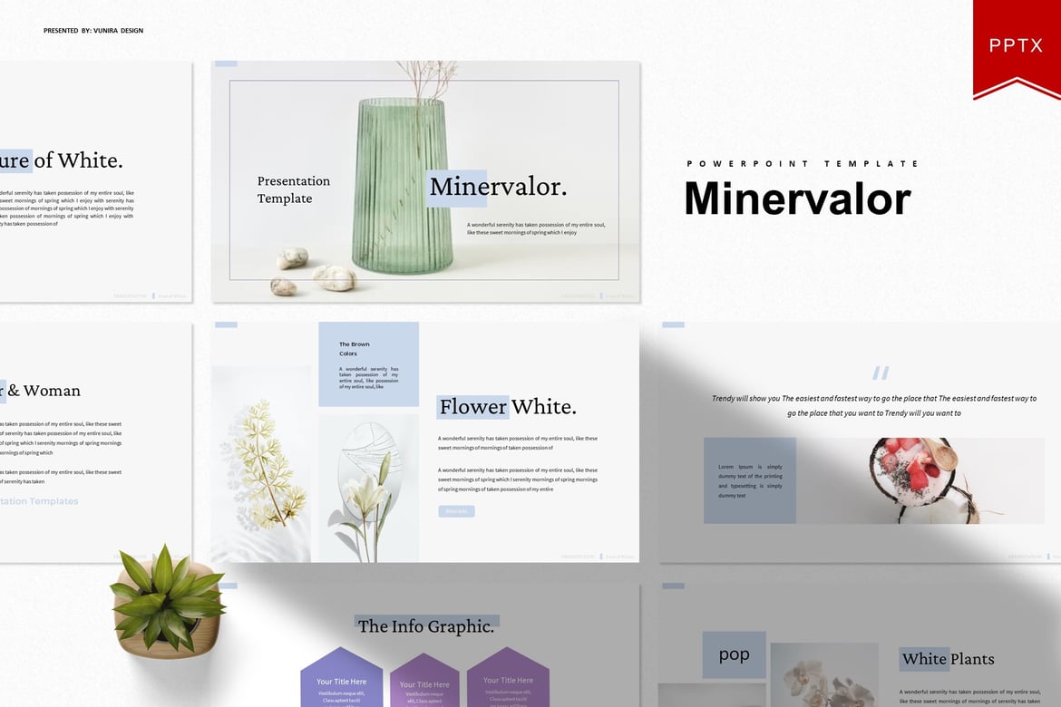 Template Presentasi Minervalor | Template Powerpoint Profesional