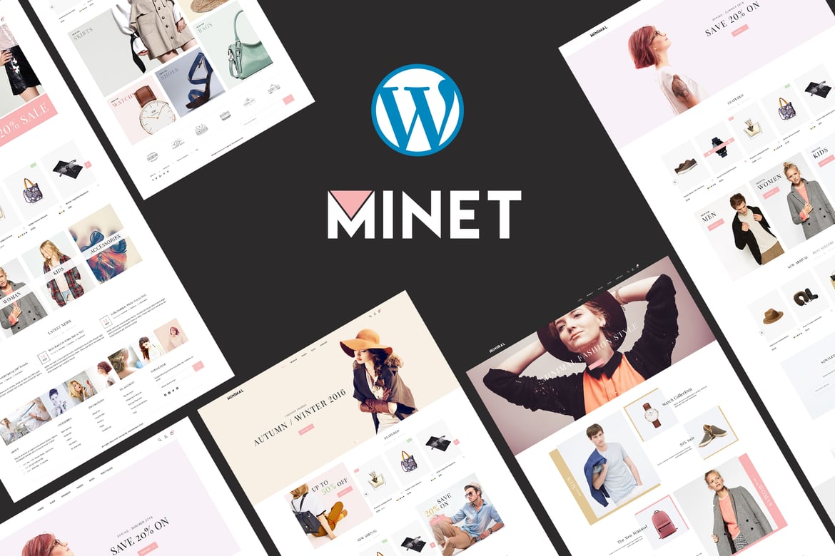 Minet - Tema WordPress eCommerce Minimalis yang Stylish dan Fungsional