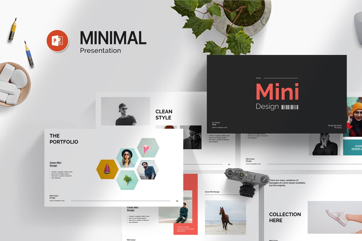 Template PowerPoint Mini yang Elegan dan Fungsional