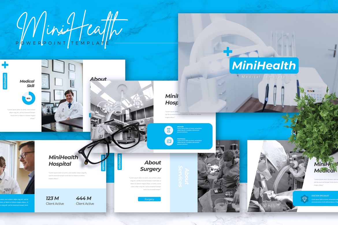 MINIHEALTH - Template Presentasi Medis PowerPoint yang Profesional