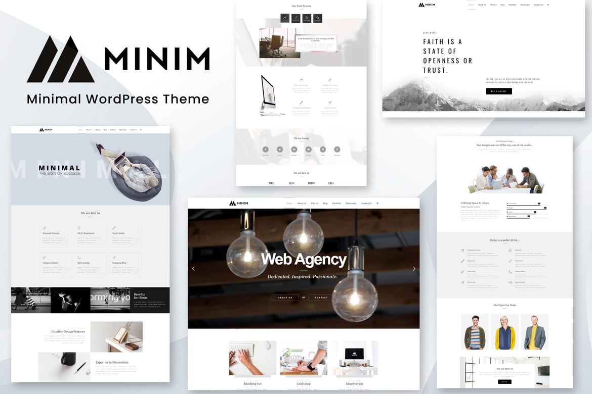 Minim - Tema WordPress Minimalis untuk Bisnis dan Blogging