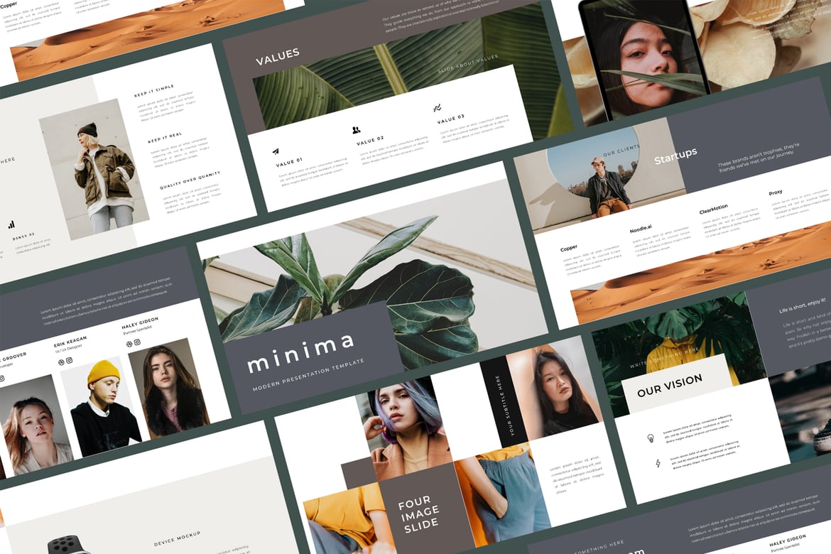 Template PowerPoint Minima: Presentasi Modern yang Profesional