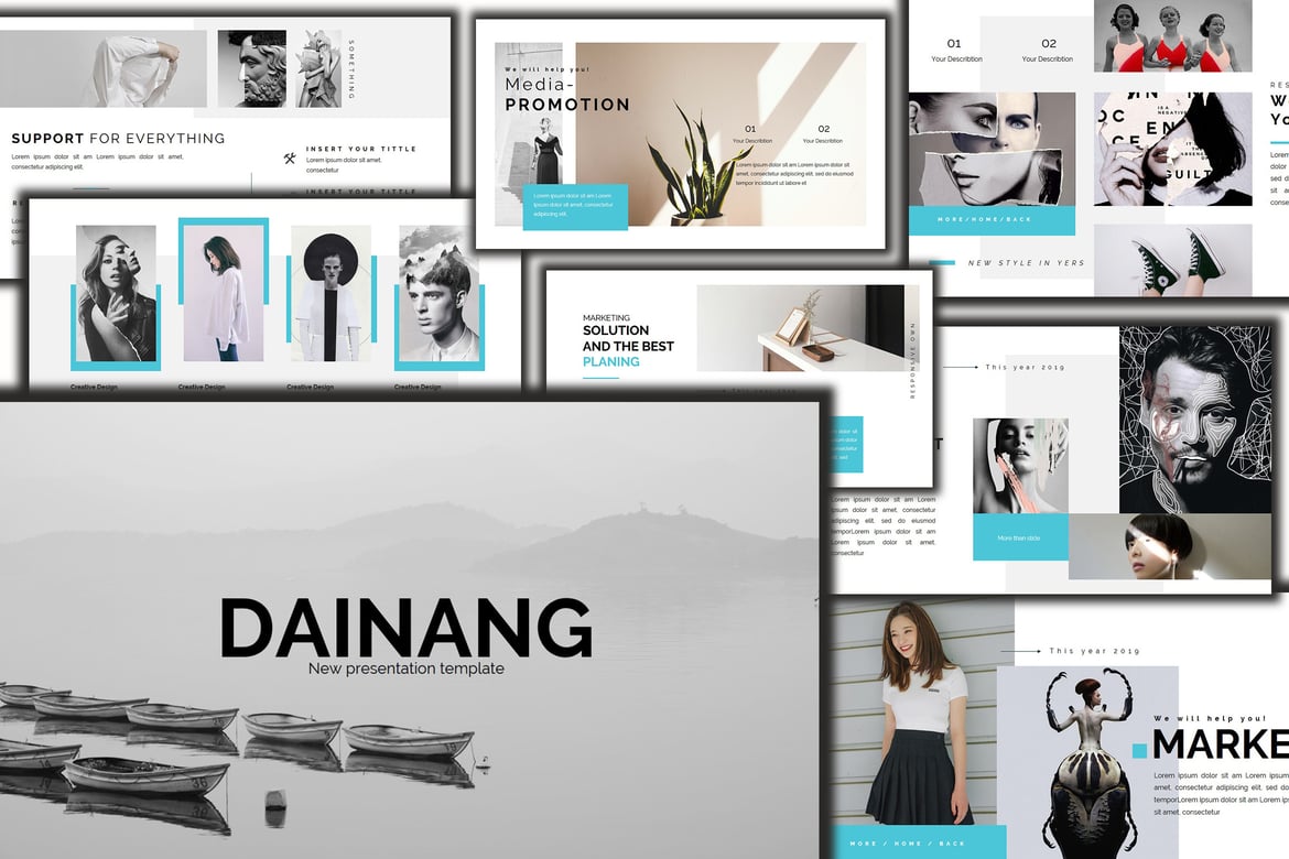Template PowerPoint Minimalis untuk Presentasi Profesional