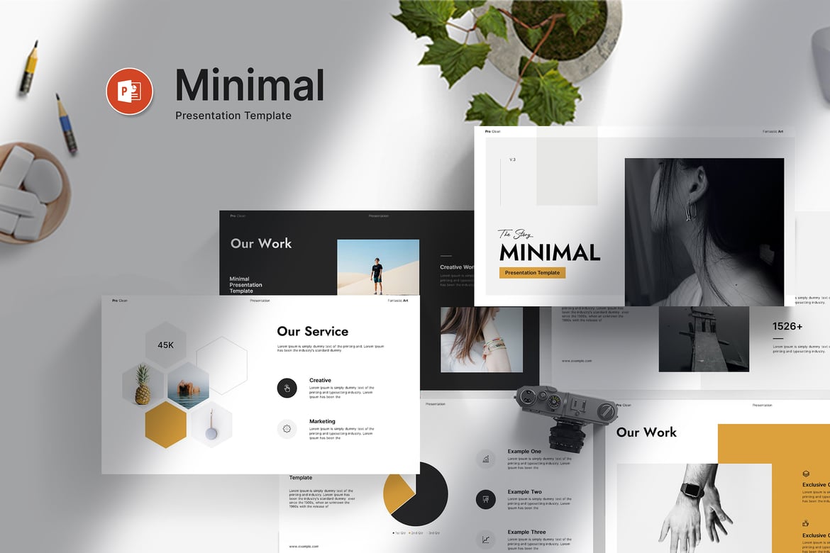 Template Presentasi PowerPoint Minimalis yang Elegan