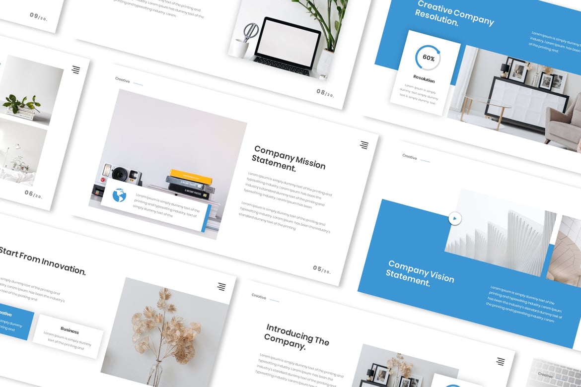 Template Presentasi PowerPoint Minimalis untuk Semua Kebutuhan Bisnis