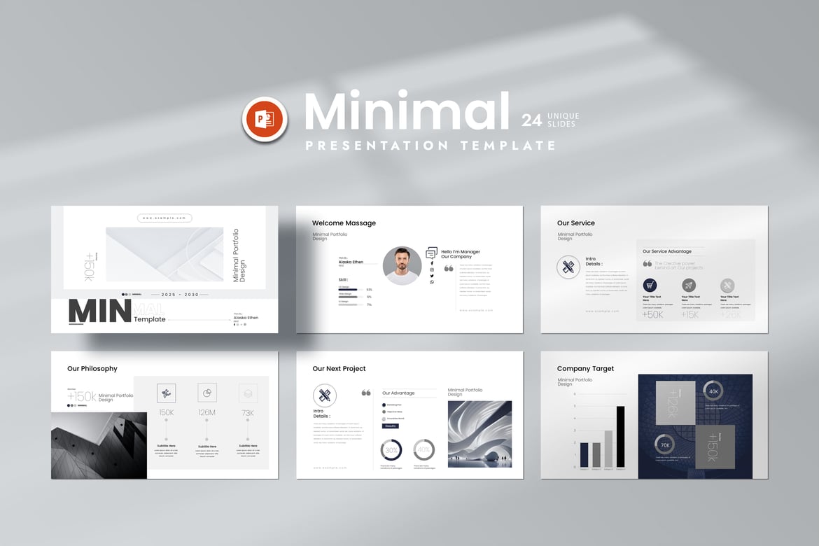 Template Presentasi PowerPoint Minimalis yang Elegan