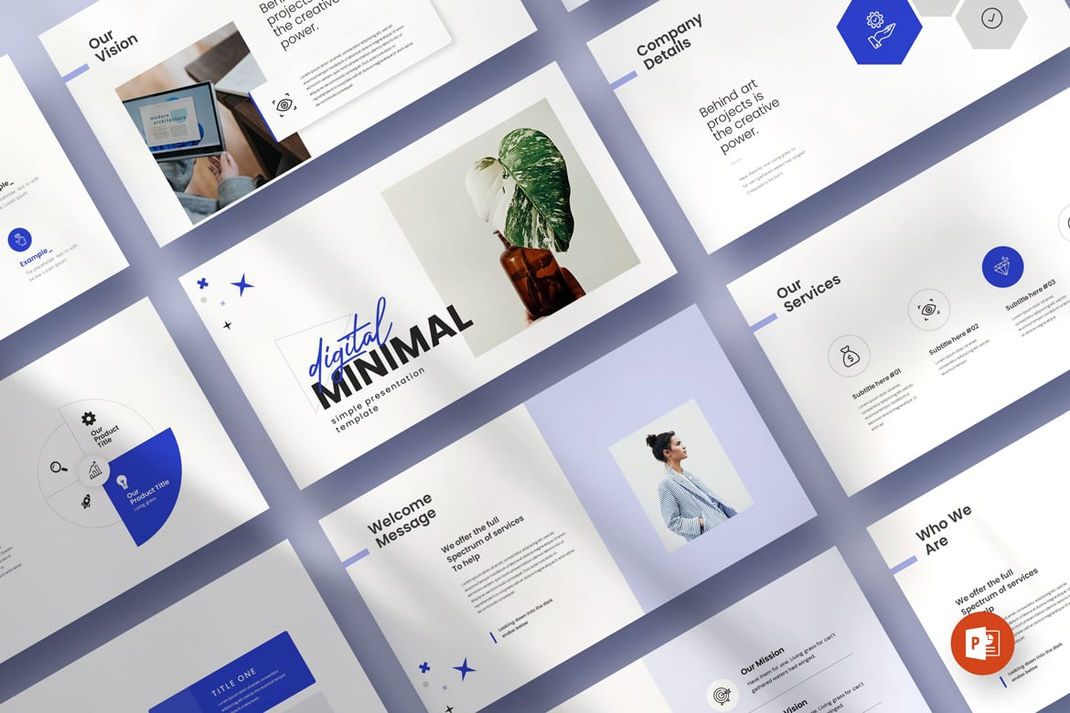 Template Presentasi PowerPoint Minimalis yang Elegan
