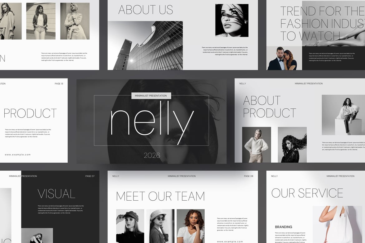 Template Presentasi PowerPoint Minimalis yang Profesional