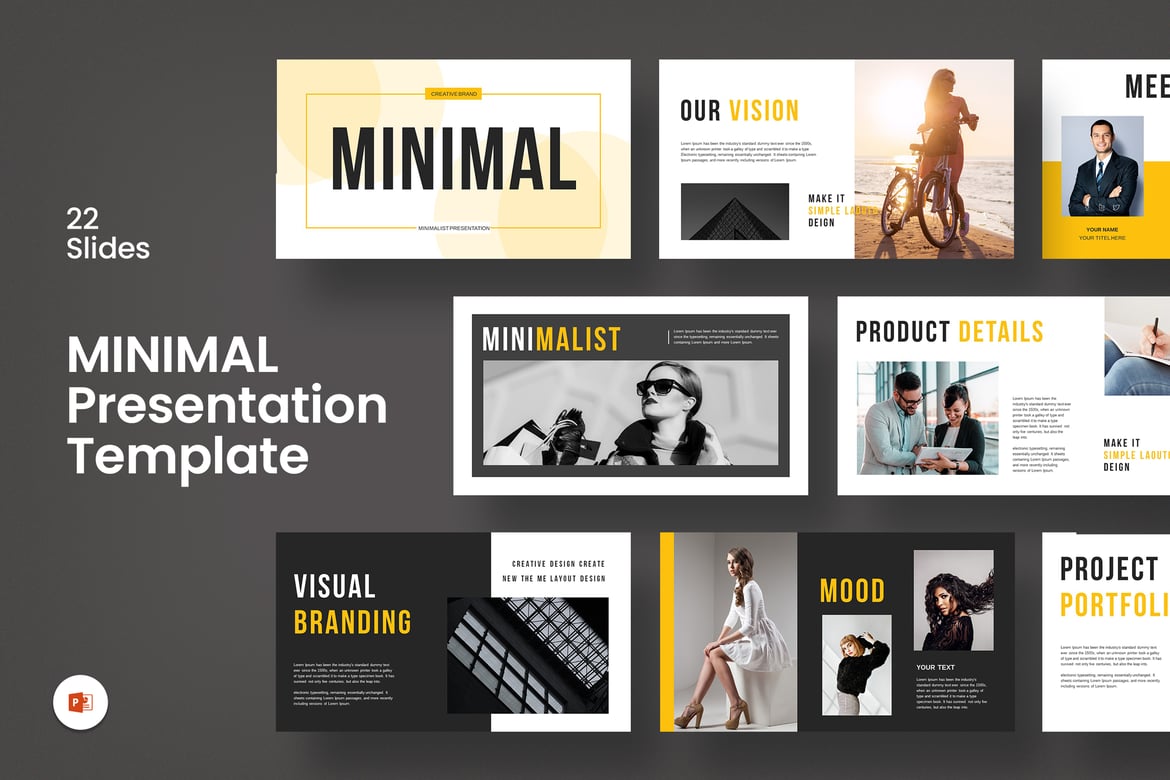 Template Presentasi PowerPoint Minimalis yang Elegan