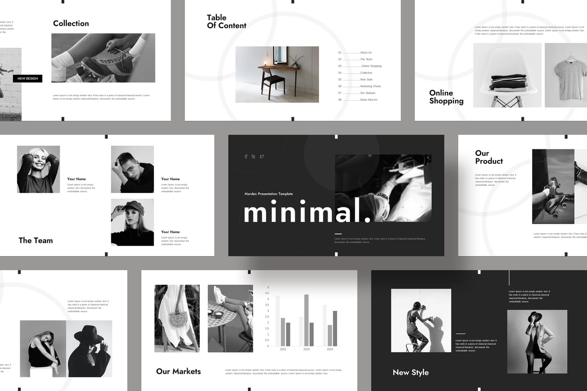 Template Presentasi PowerPoint Minimalis yang Elegan