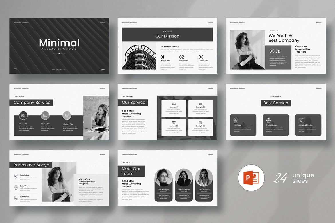 Template Presentasi PowerPoint Minimalis yang Elegan