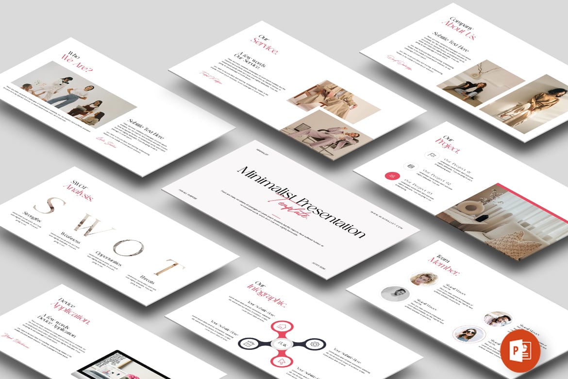 Template Presentasi PowerPoint Minimalis yang Elegan dan Profesional