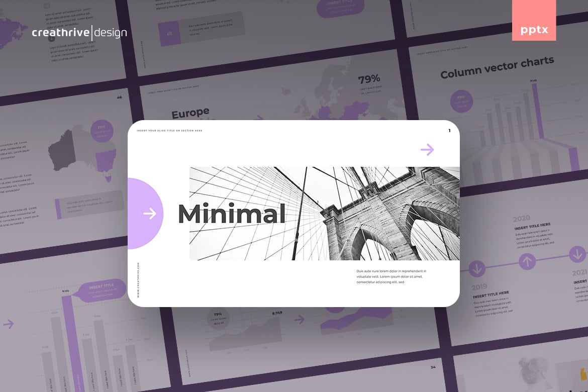 Template PowerPoint Minimalis untuk Presentasi Profesional