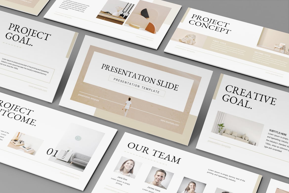 Template PowerPoint Minimalis yang Modern dan Kreatif
