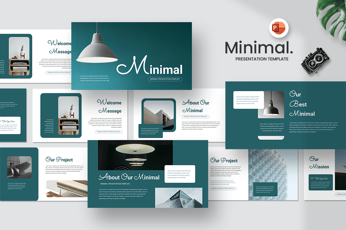 Template Presentasi PowerPoint Minimalis yang Menarik