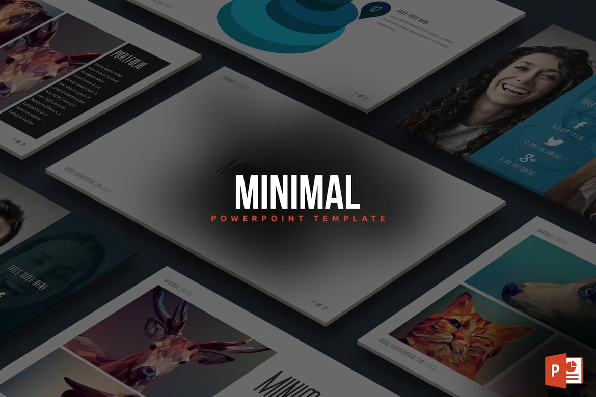 Template Powerpoint Minimalis untuk Presentasi Menarik