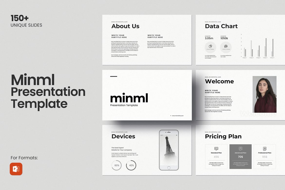 Template PowerPoint Minimalis yang Elegan dan Efektif