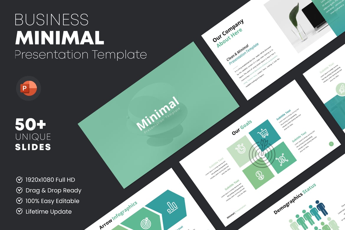 Template PowerPoint Minimalis yang Kreatif dan Efektif