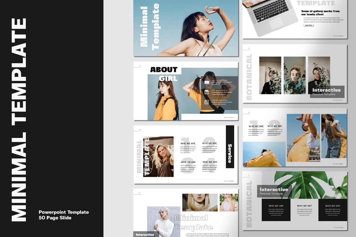 Template Powerpoint Minimalis yang Profesional dan Modern
