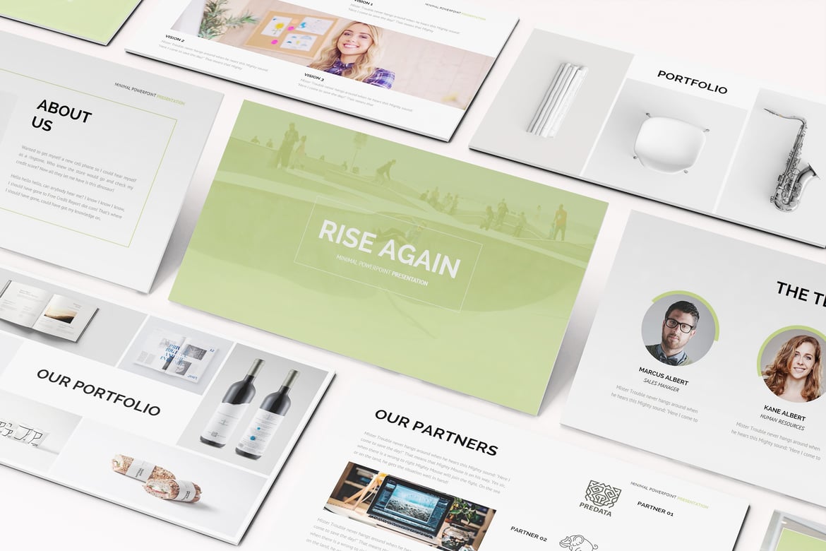 Template Powerpoint Minimalis yang Menarik dan Profesional