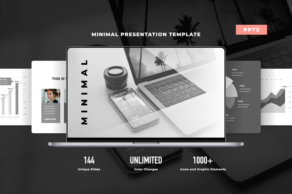 Template PowerPoint Minimalis yang Memukau
