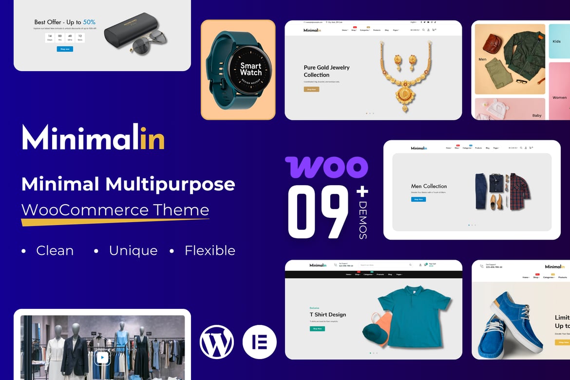 Minimalin - Tema WordPress eCommerce WooCommerce yang Stylish dan Fungsional