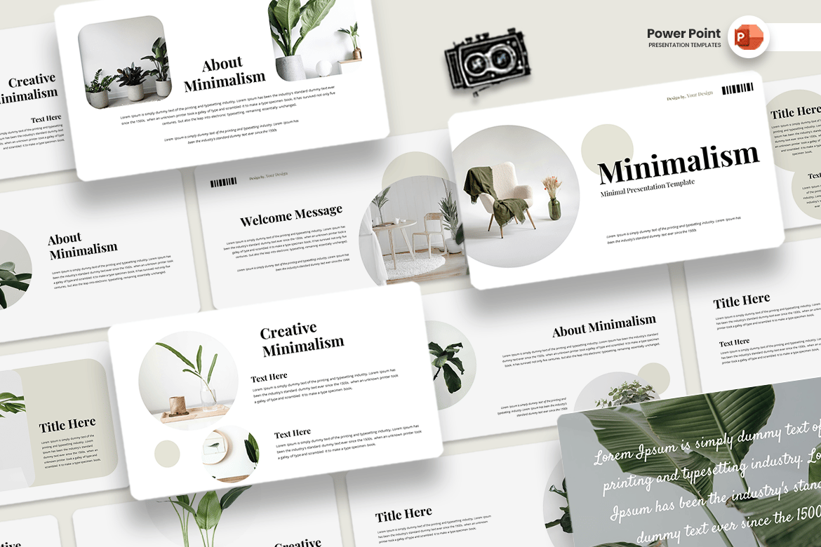 Template PowerPoint Minimalis yang Elegan dan Multifungsi
