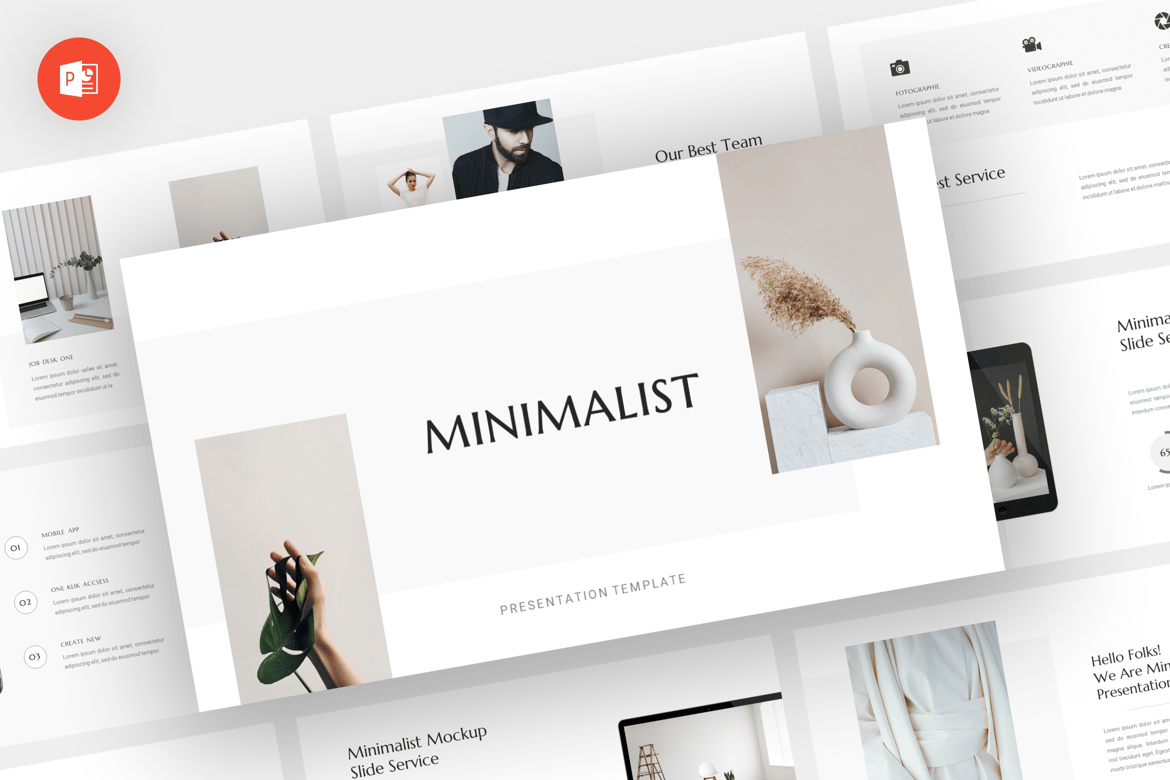 Template Powerpoint Minimalis - Desain Modern dan Profesional