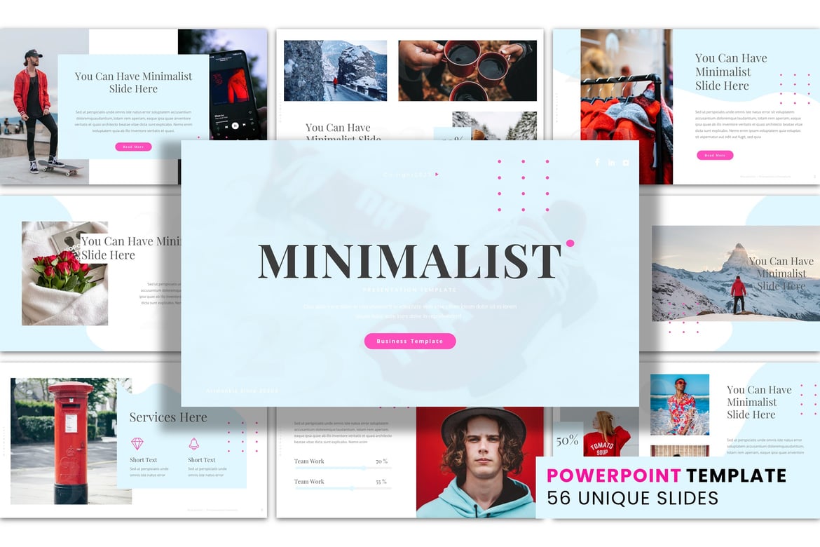 Template Presentasi PowerPoint Minimalis yang Modern dan Elegan