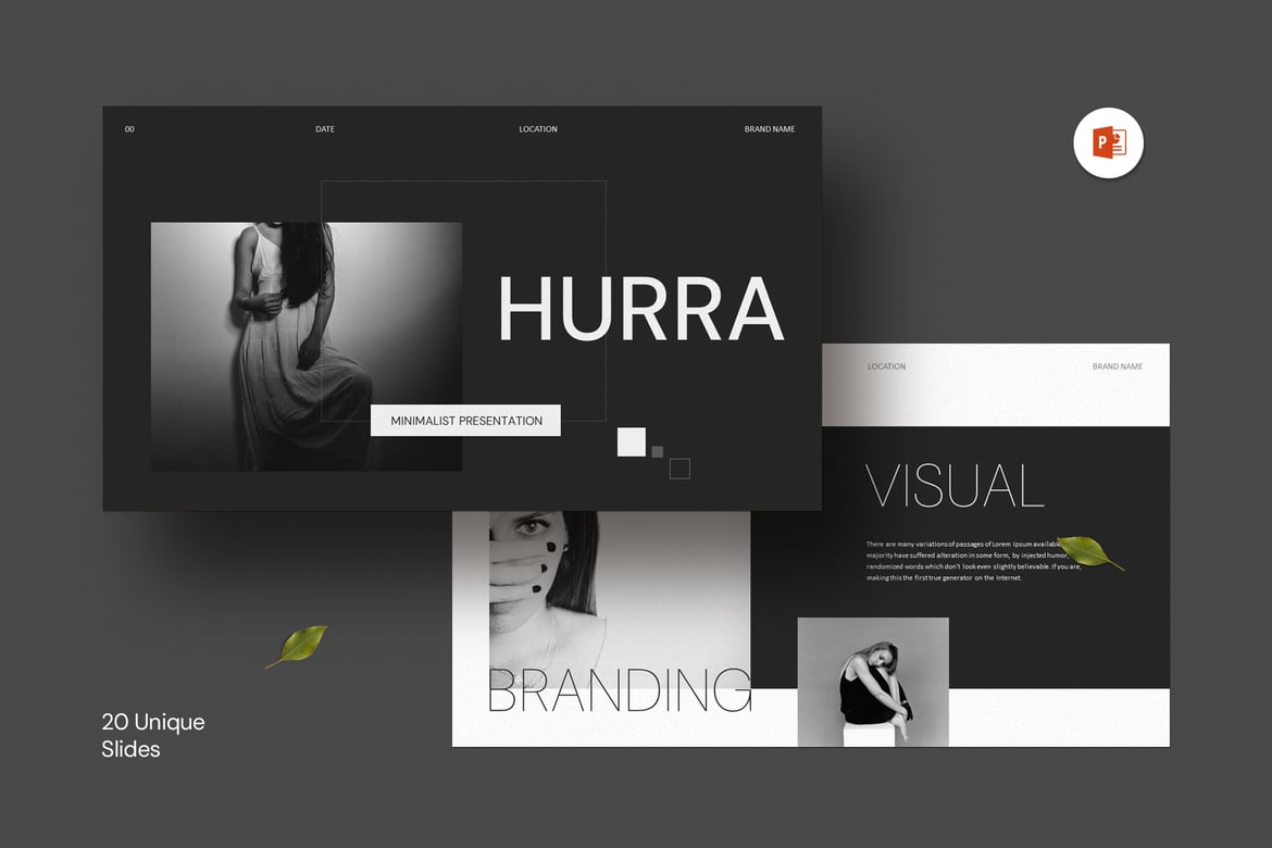 Template Presentasi PowerPoint Minimalis yang Kreatif