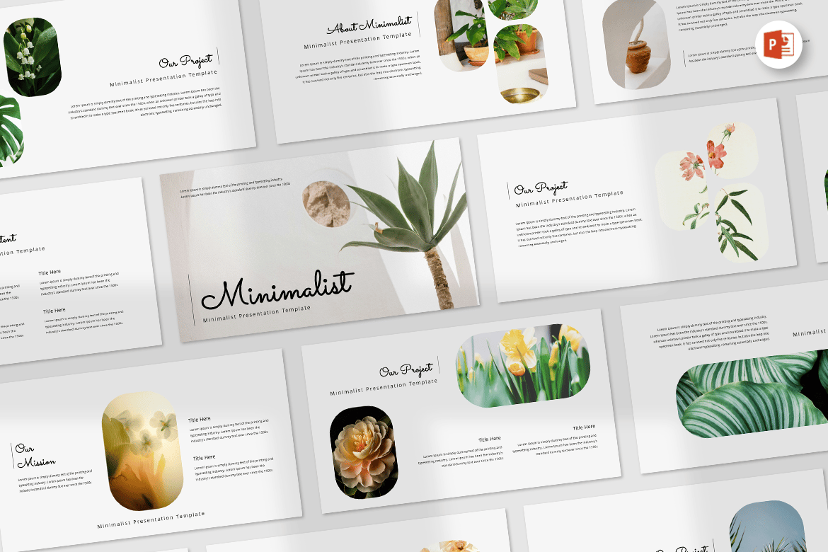 Template Presentasi PowerPoint Minimalis yang Menarik
