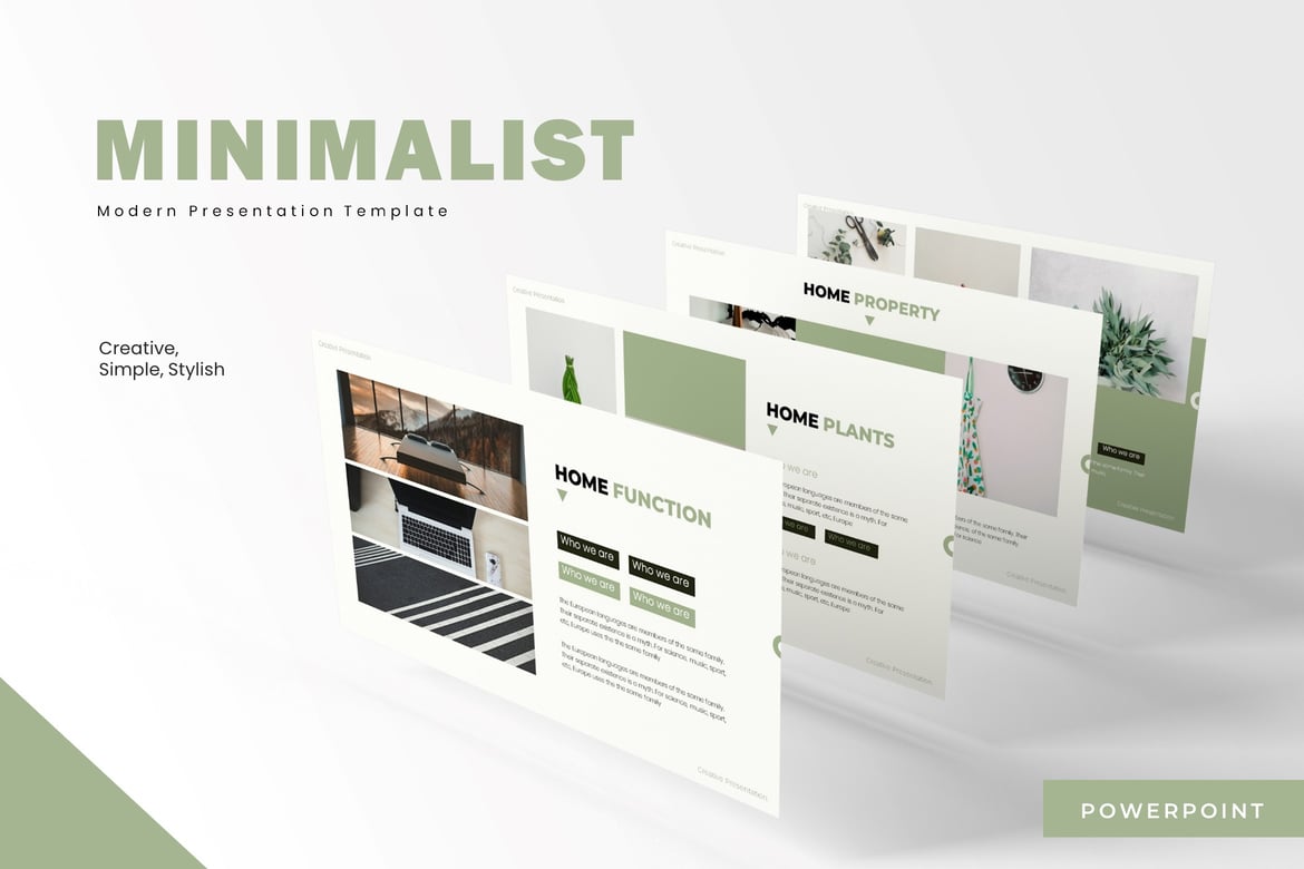 Template Presentasi PowerPoint Minimalis yang Modern dan Elegan