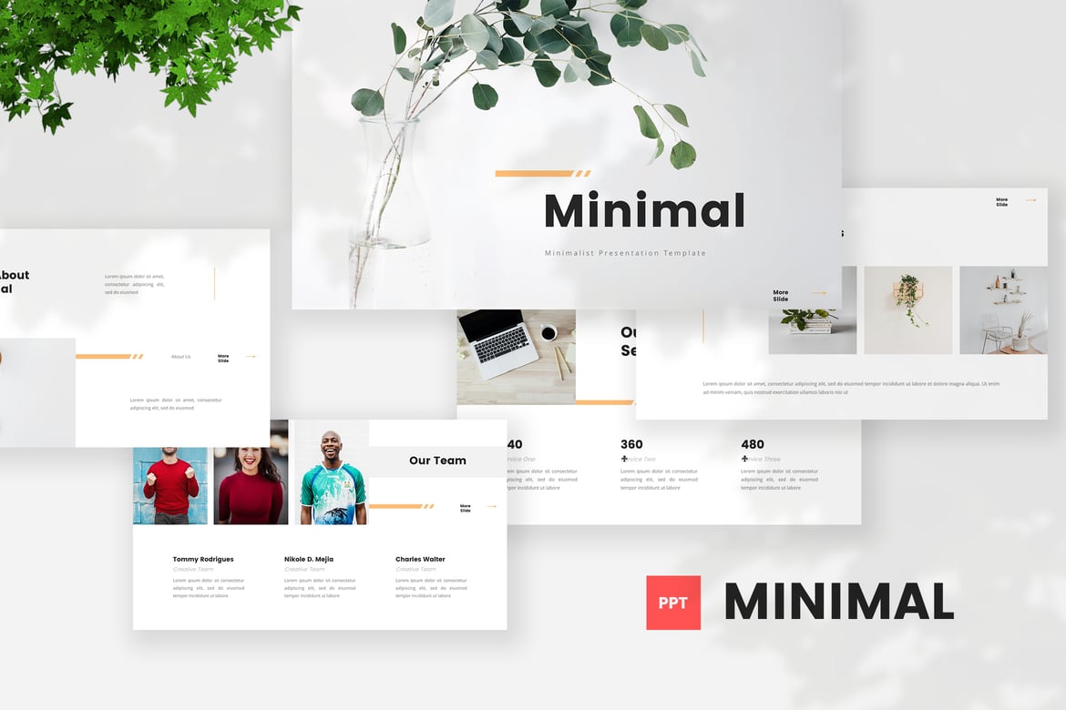 Template PowerPoint Minimalis yang Elegan dan Profesional