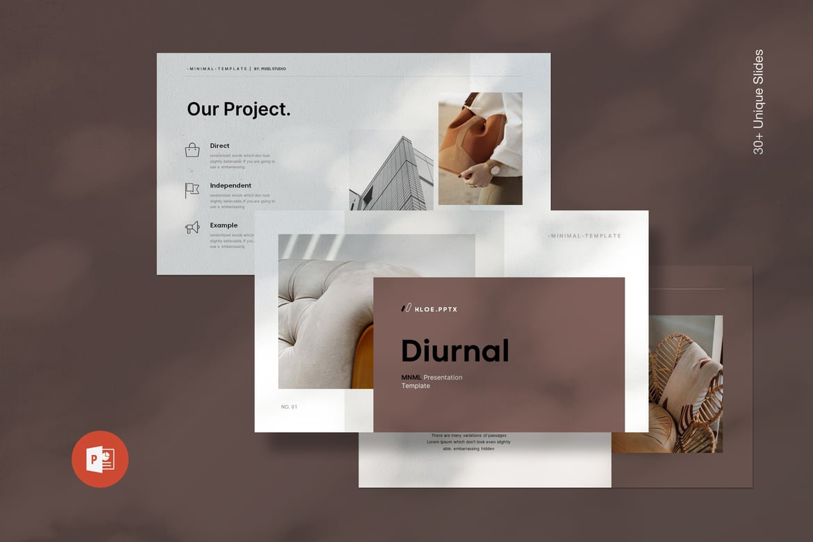 Template PowerPoint Minimalis yang Elegan dan Profesional
