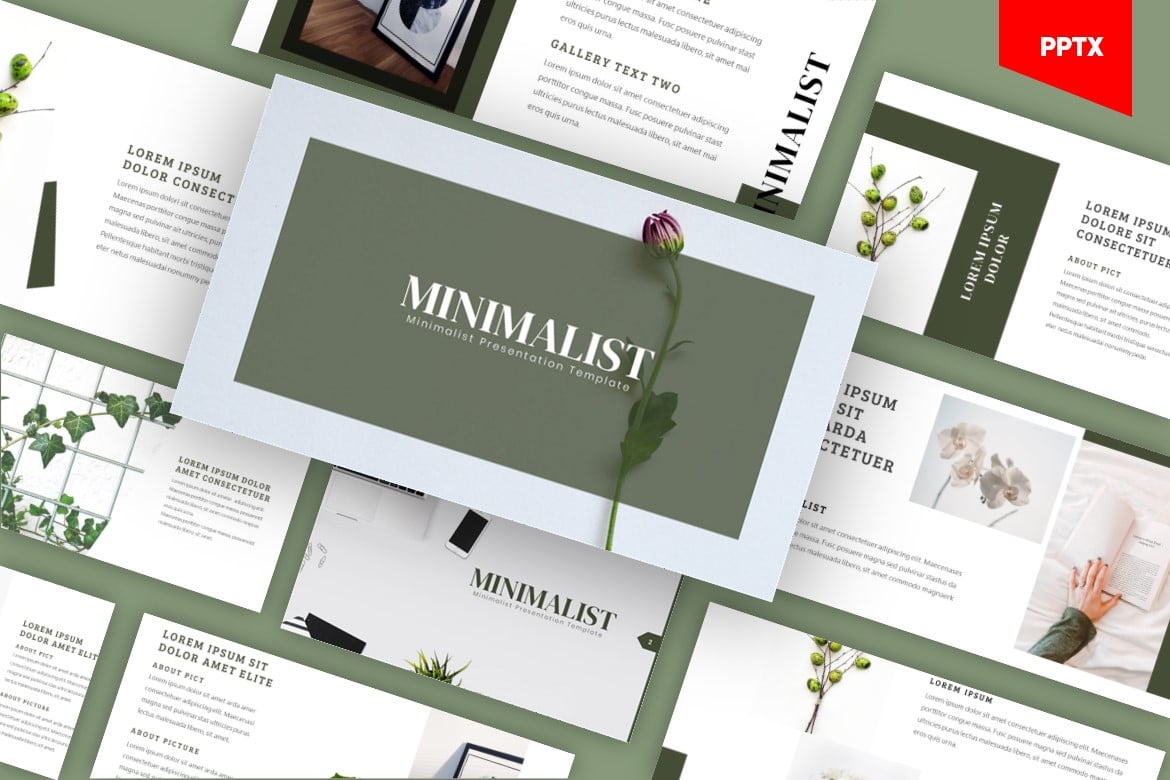 Template PowerPoint Minimalis yang Profesional dan Modern