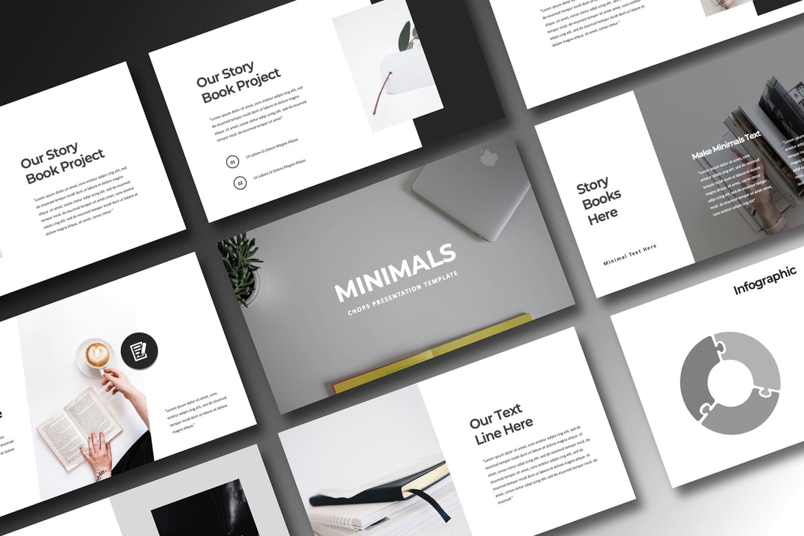 Template PowerPoint Presentasi Minimalis dan Fleksibel