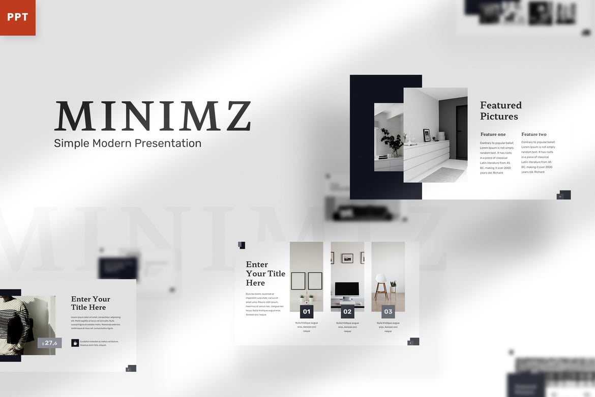 Minimz - Template PowerPoint Profesional untuk Presentasi Menarik
