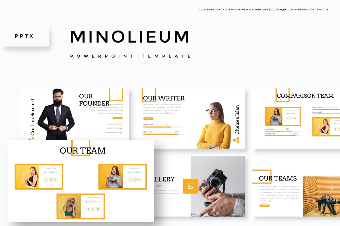 Minolieum - Template PowerPoint Serbaguna untuk Presentasi Anda