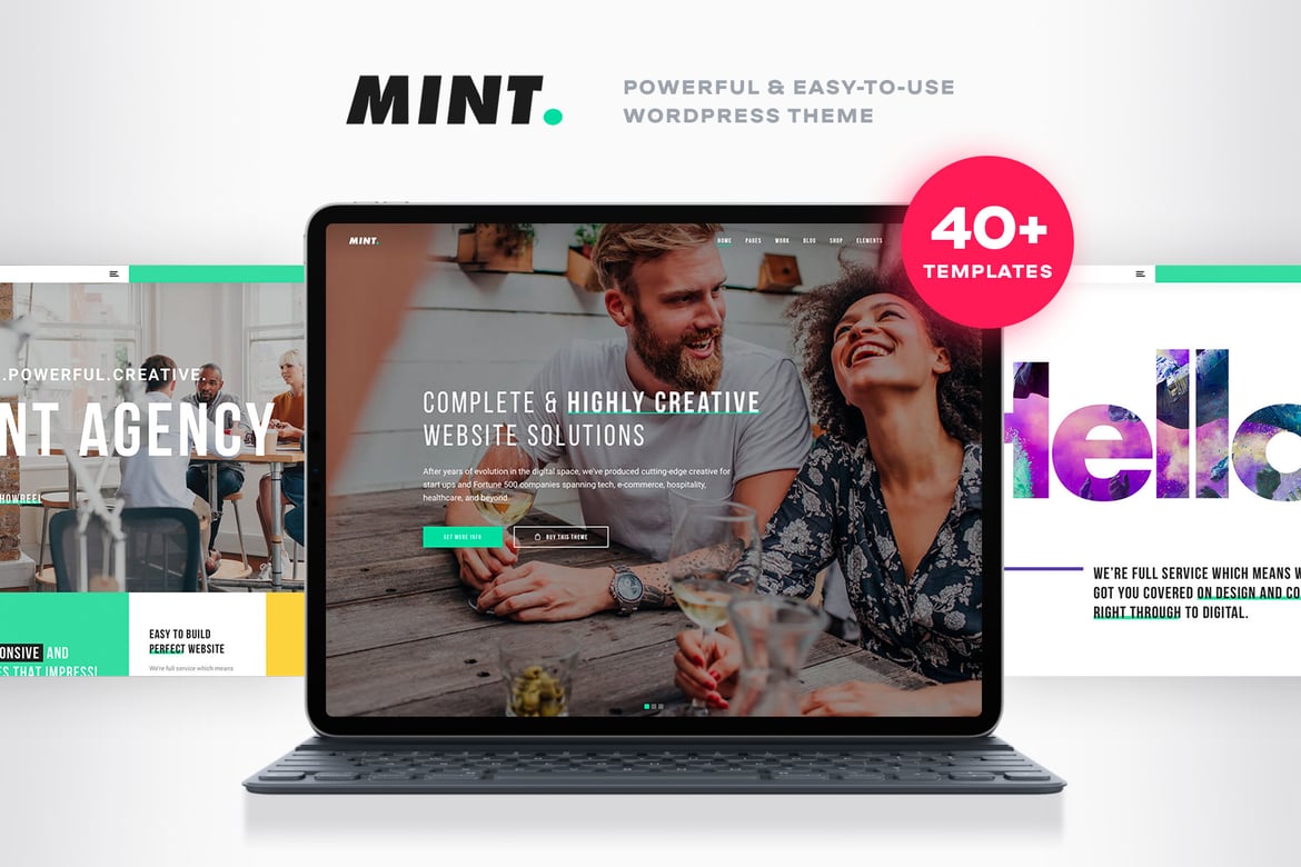 Mint - Tema WordPress Kreatif Serbaguna untuk Semua Kebutuhan