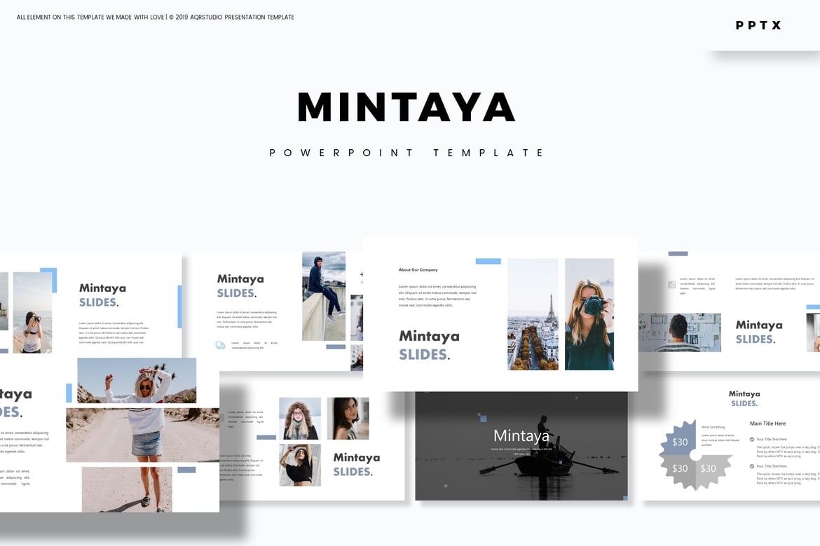 Mintaya - Template Powerpoint Serbaguna yang Menarik