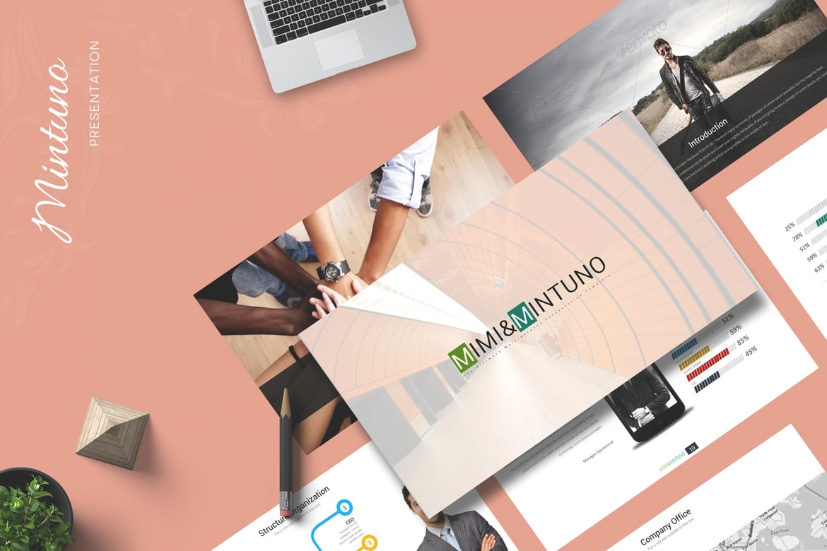 Mintuno - Template Presentasi PowerPoint Kreatif dan Menarik