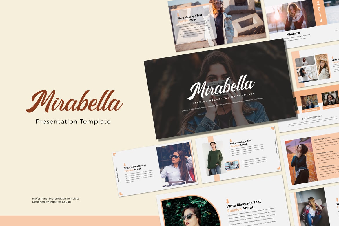 MIRABELLA - Template PowerPoint Modern untuk Presentasi Profesional