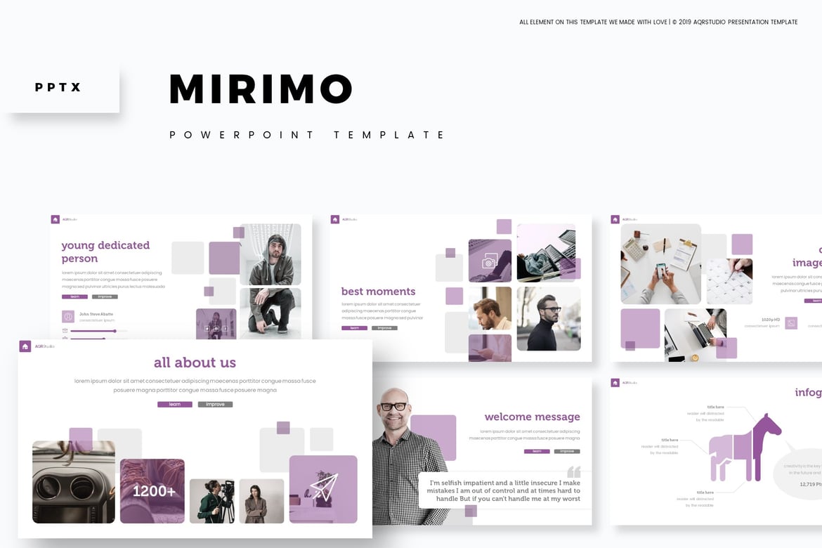 Mirimo - Template PowerPoint Serbaguna yang Menarik