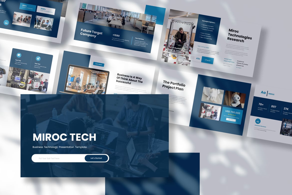 Miroc - Template Presentasi PowerPoint Profesional