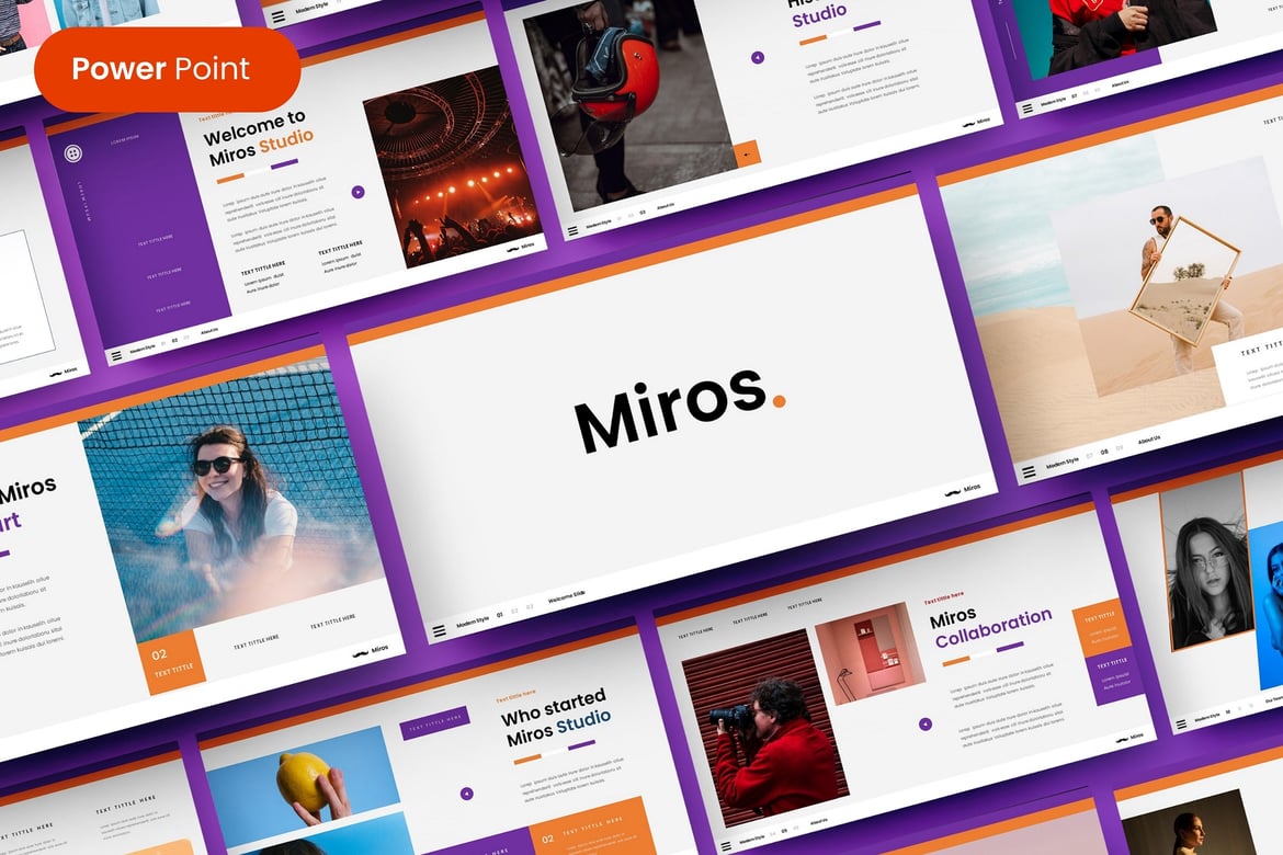 Miros – Template Presentasi PowerPoint Profesional
