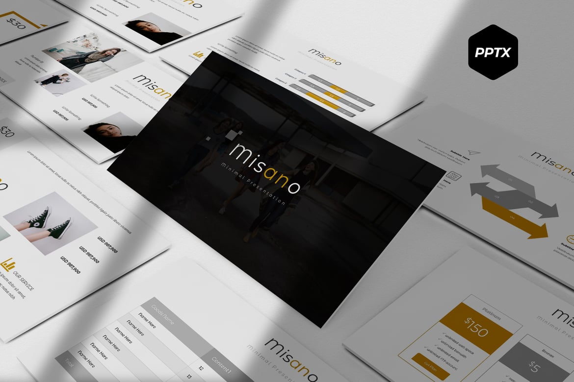 Template Powerpoint Misano - Solusi Presentasi Menarik