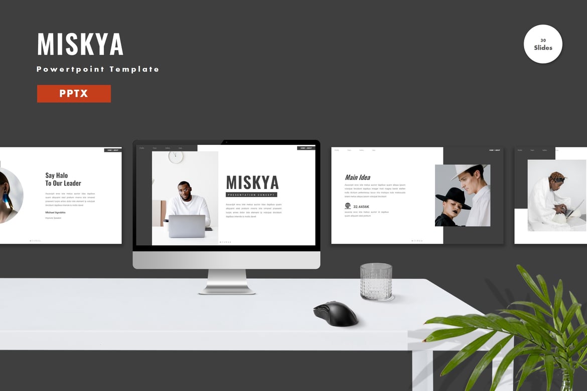 Miskya - Template PowerPoint Profesional untuk Segala Keperluan