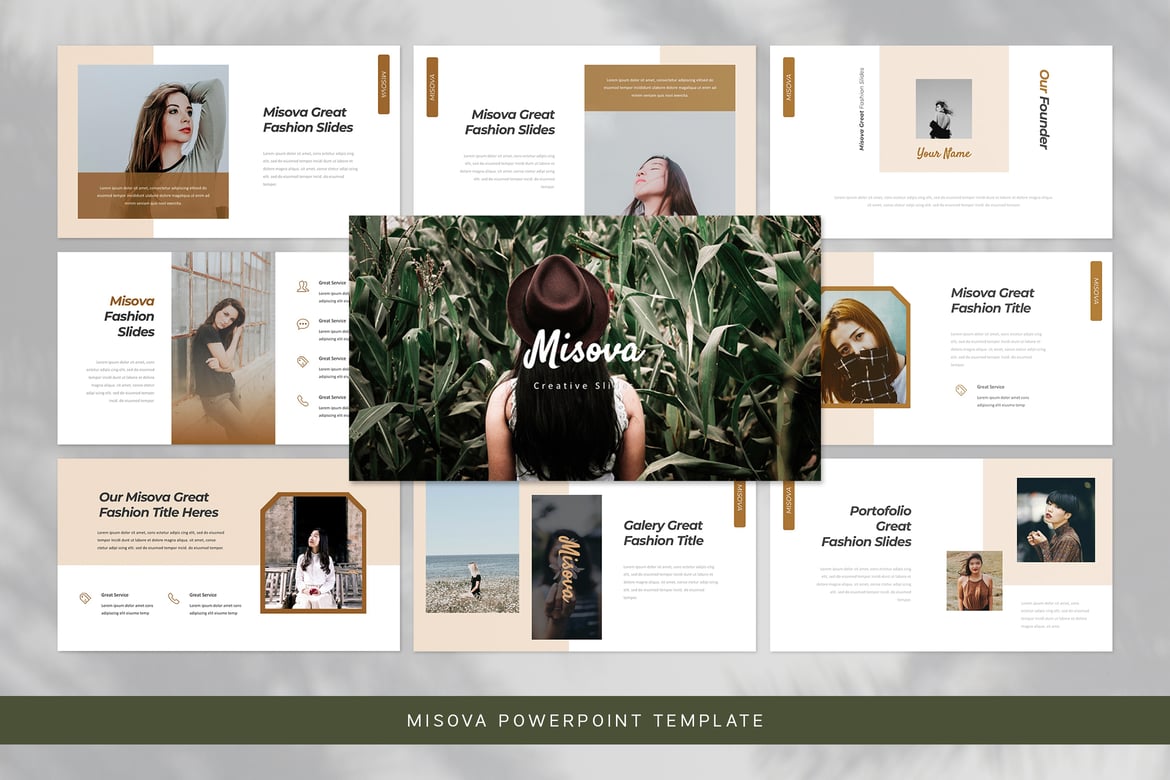 Template PowerPoint Serbaguna MISOVA untuk Presentasi Profesional